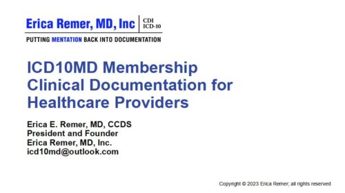 Membership Best Clinical Documentation Practices