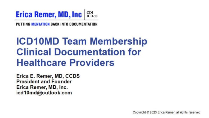 ICD10MD Team Membership for Best Clinical Documentation Practices